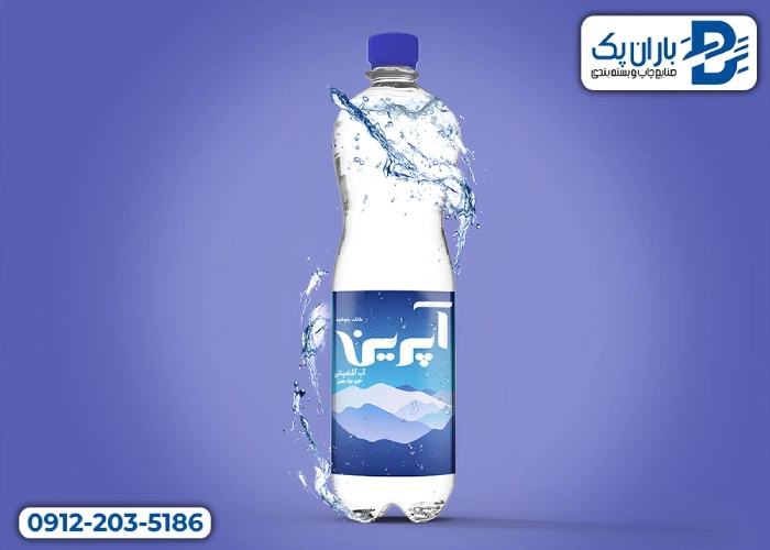 انواع بطری نوشیدنی با لیبل پلیمری